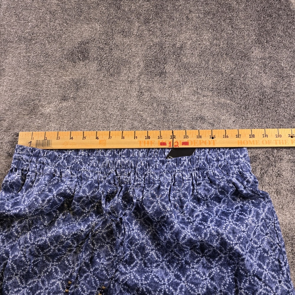 Ralph Lauren Geo Print Linen Wide Leg Trouser Pant Size XL Boho Chic Retro Hippi - Picture 4 of 10
